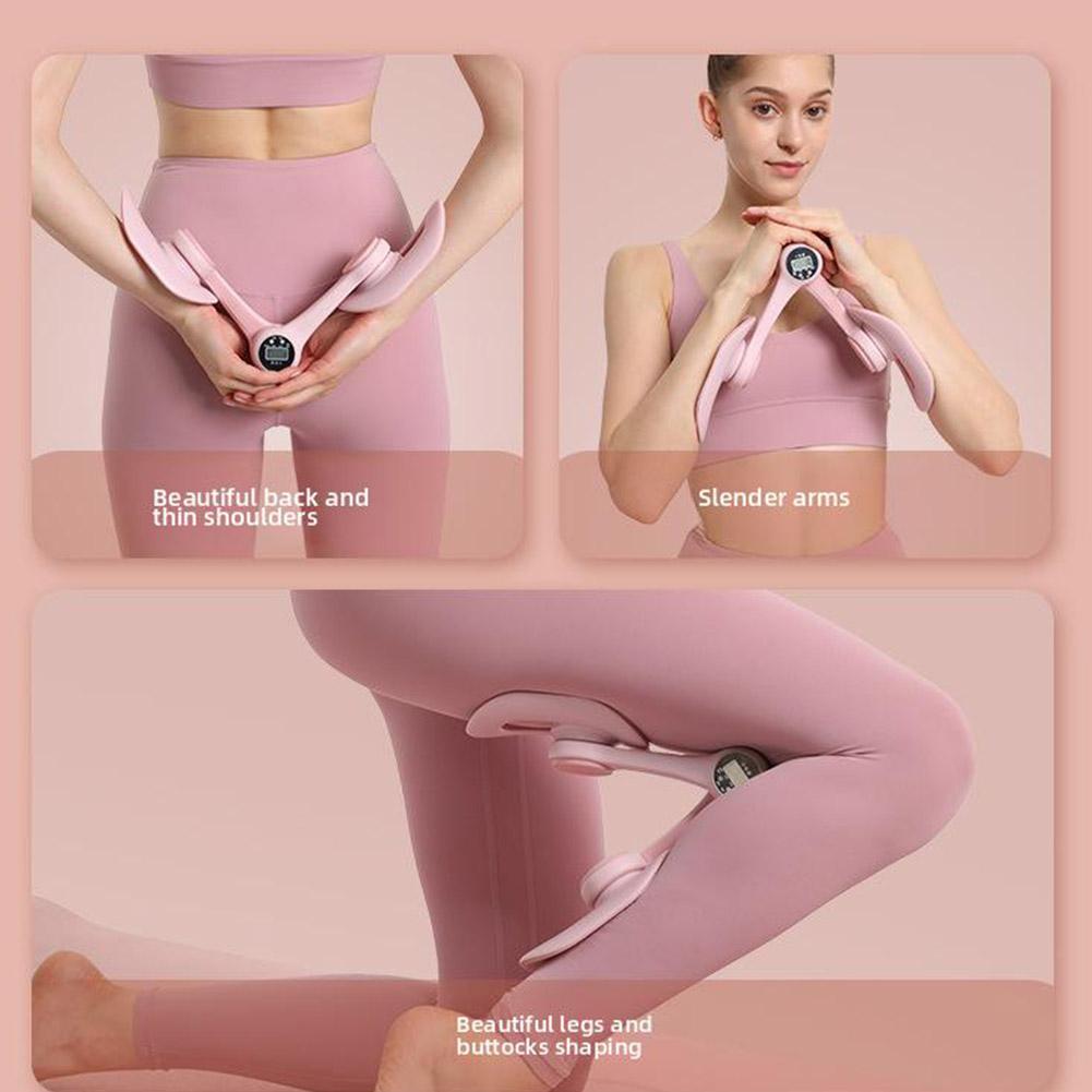 Pelvic Floor Muscle Trainer Inner Thigh Toner Leg Clamp Beautiful ABS Home Trainer Legs Kegel E L2Q3