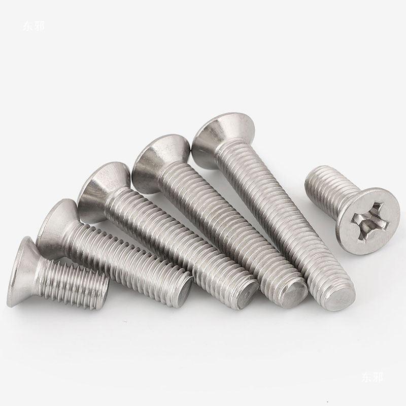 304 Stainless Steel Pan & Phillips Head Countersunk Screws M2.5-M4, Set of 6 Sizes