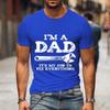 I'm A Dad T Shirt Men Vintage Wrench Tee Shirt It's My Job To Fix Everything Print Short Sleeve Shirt Casual Streetwear Camisete