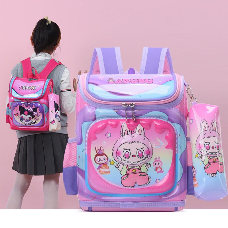 Spiderman Melody Sofia Labubu Elsa Iron Man Backpack With Breathable Oxford Fabric For Boys And Girls