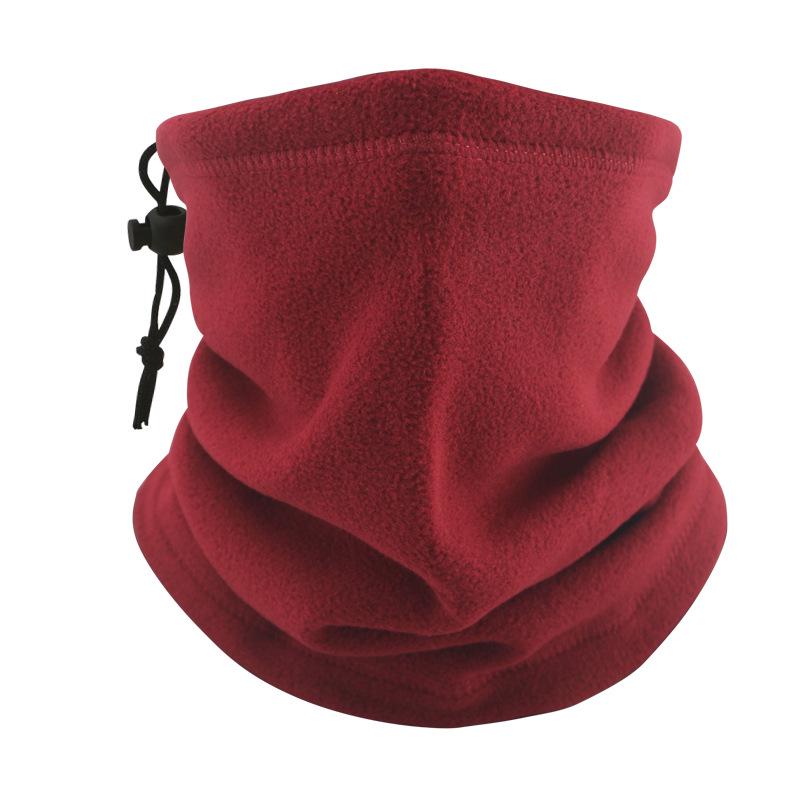 Winter Fleece Neck Warmer: Cold-Proof, Multifunctional Cycling Face Mask with Velvet Lining for Outdoor Sports