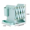 Adjustable Scalable Bookshelf Metal Book Stand Durable Telescopic Bookends