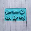 New Christmas Wreath Snowman Tree Silicone Cake Mold Handmade Soap Making Xmas Cake Jelly Egg Tart Bread Mold Baking Tool