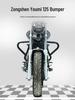 Zongshen Yomi YOMI ZS125-5A Modified Bumper Guard Bar with Folding Backrest, Rear Rack, and Side Bag/Box