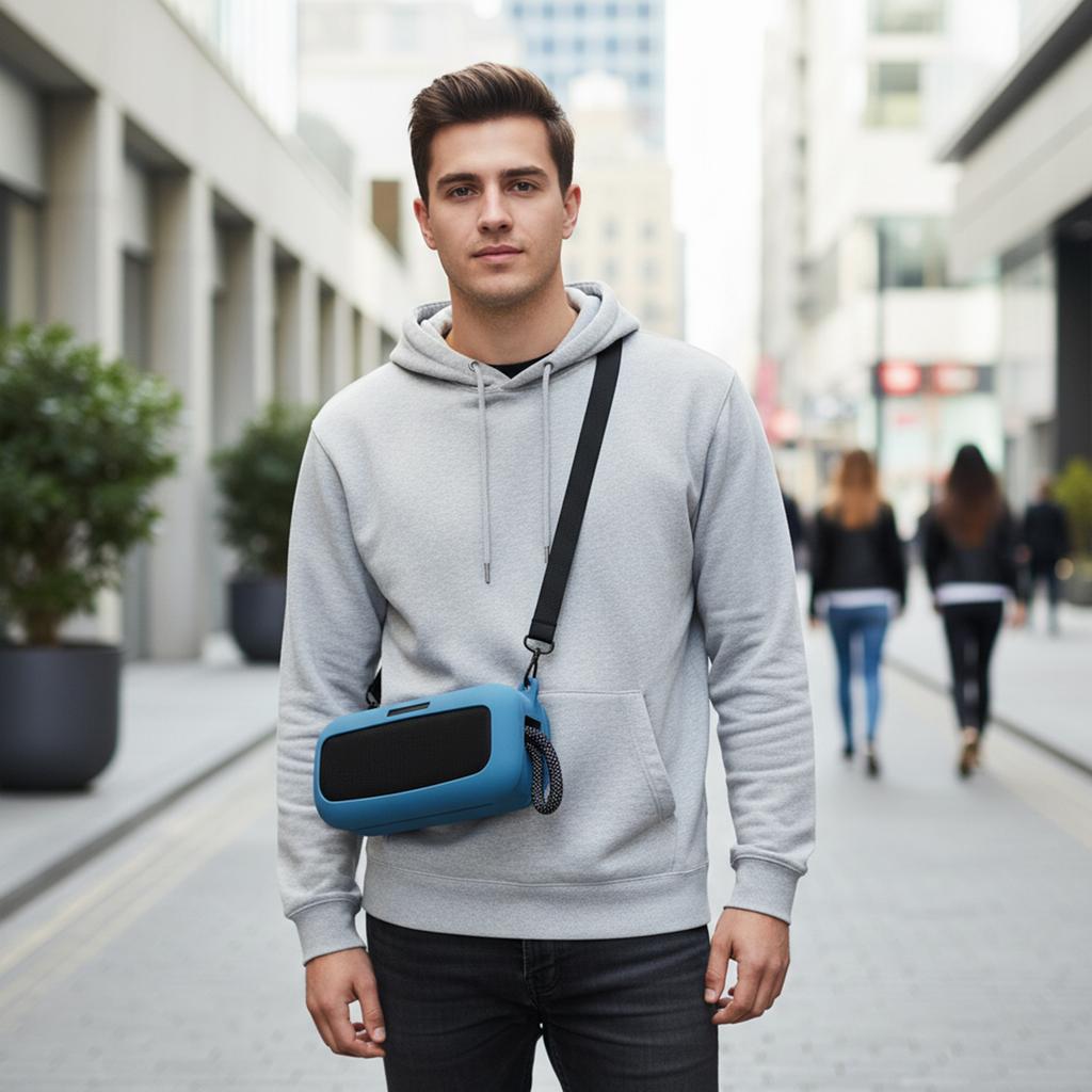 Silicone Cover Case Shockproof Protective Travel Case for Bose SoundLink Plus Speaker Accessories