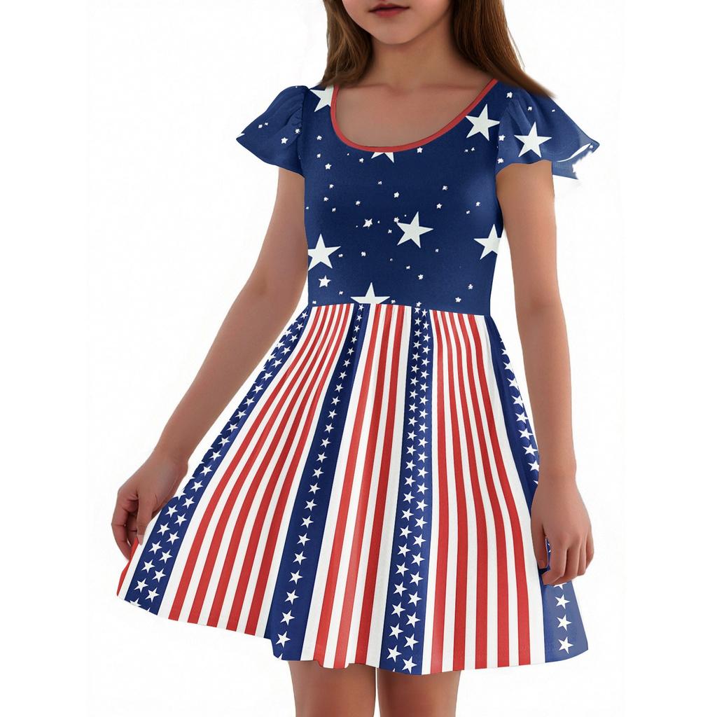 Dziewczęce sukienki z rękawami dla maluchów Sukienki na co dzień, na imprezę, do szkoły, ubrania dla dziewczynek