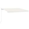 Exclusive House - Manual Retractable Awning 450x350 Cm Cream