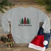Autumn Women'S Clothing, Crew Neck Long-Sleeved Sweater Women, Christmas Tree Print Top