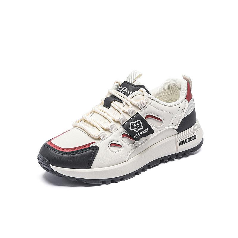 

Модные женские новые летние сетчатые тонкие кроссовки, модные универсальные кроссовки на толстой подошве, дышащие кроссовки для бега, повседневная удобная спортивная обувь 40 чёрный