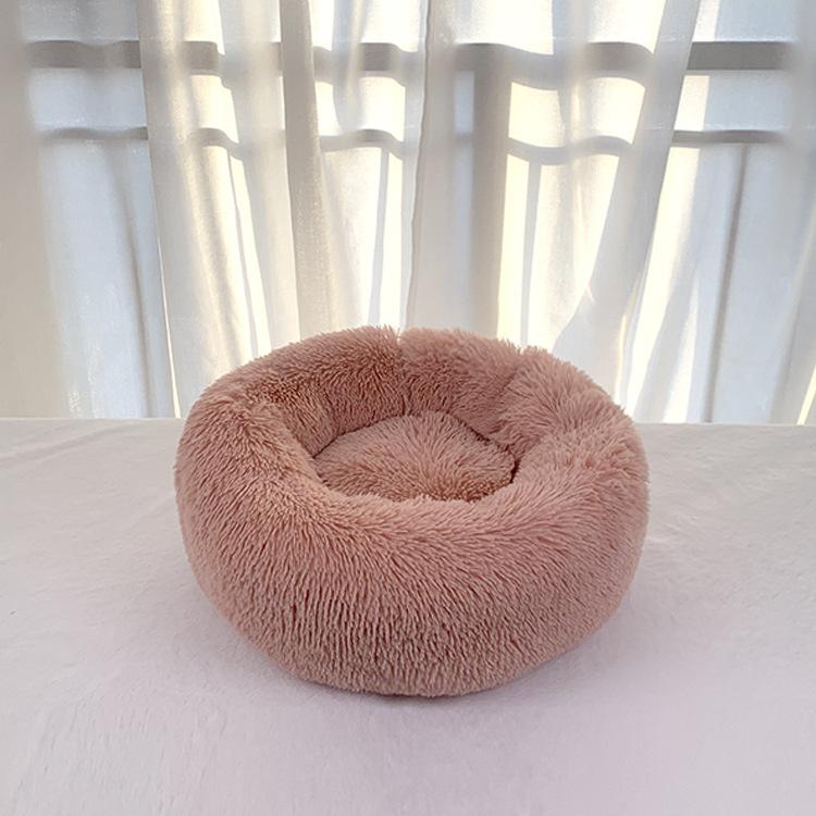 Removable and Washable Round Plush Dog Kennel and Cat Kennel That Can Be Used In All Seasons  Dog Mat  Cat Mat  Pet Mat