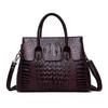 Borsa Effetto Coccodrillo Nuova Moda Europea e Americana Borsa a Mano Borsa Tote Borsa a Tracolla Borsa da Donna Borsa a Mano Borsa Grande