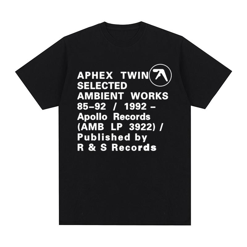 APHEX TWIN Vintage T-Shirt Y2K Streetwear Kleidung Geburtstagsgeschenk Baumwolle Herren T-Shirt Neues T-Shirt Damen Tops