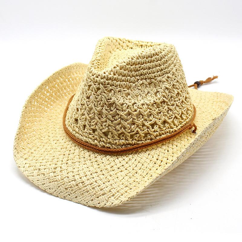 Straw Hat For Men Summer Sun Protection Wide Brim Traveller Accessory