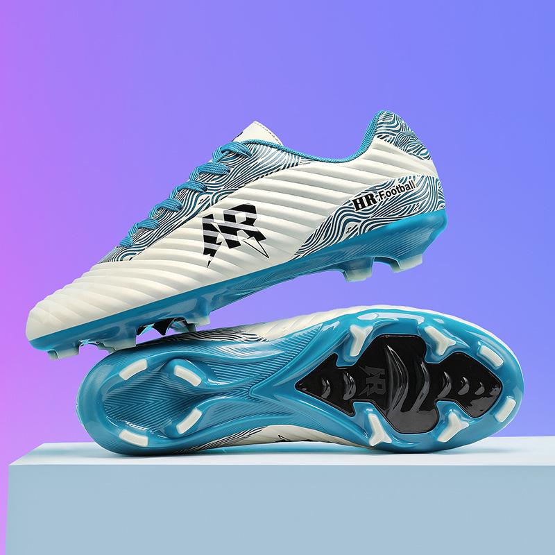 2025 new World Cup football shoes men's low-top spikes students grass training children's game sports shoes