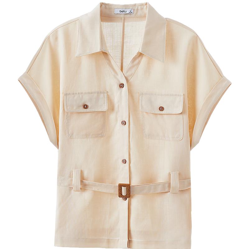 Betu Women s Lyocell Workwear Short Sleeve Shirt L