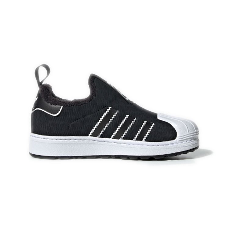 Adidas Originals Superstar 360 Wtr Low-Top Sneakers Kids Sneakers Bright-Black White EG3362