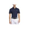 Adidas Logo Print Pullover Golf Polo Shirt Men Polo Shirts Navy IM8410