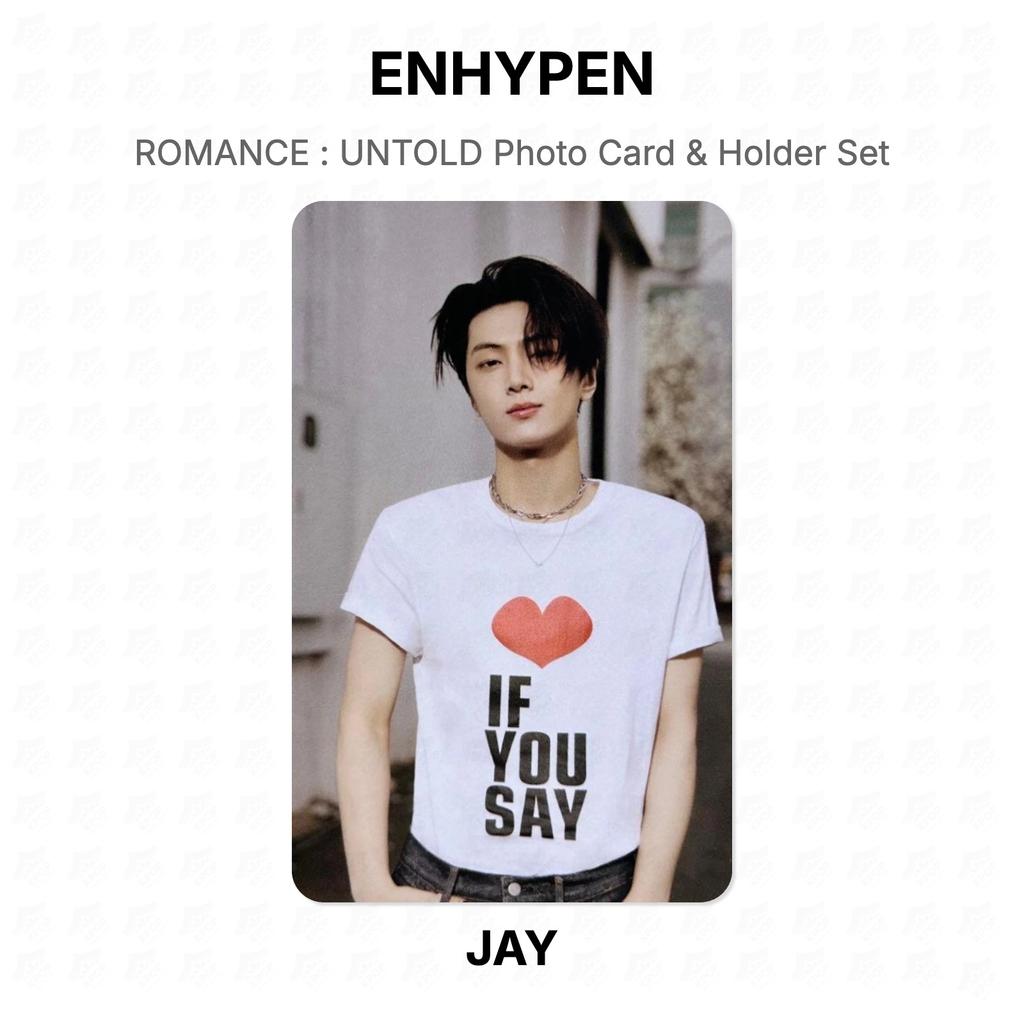 ENHYPEN ROMANCE : UNTOLD Photo Card & Holder Set Official Photocard