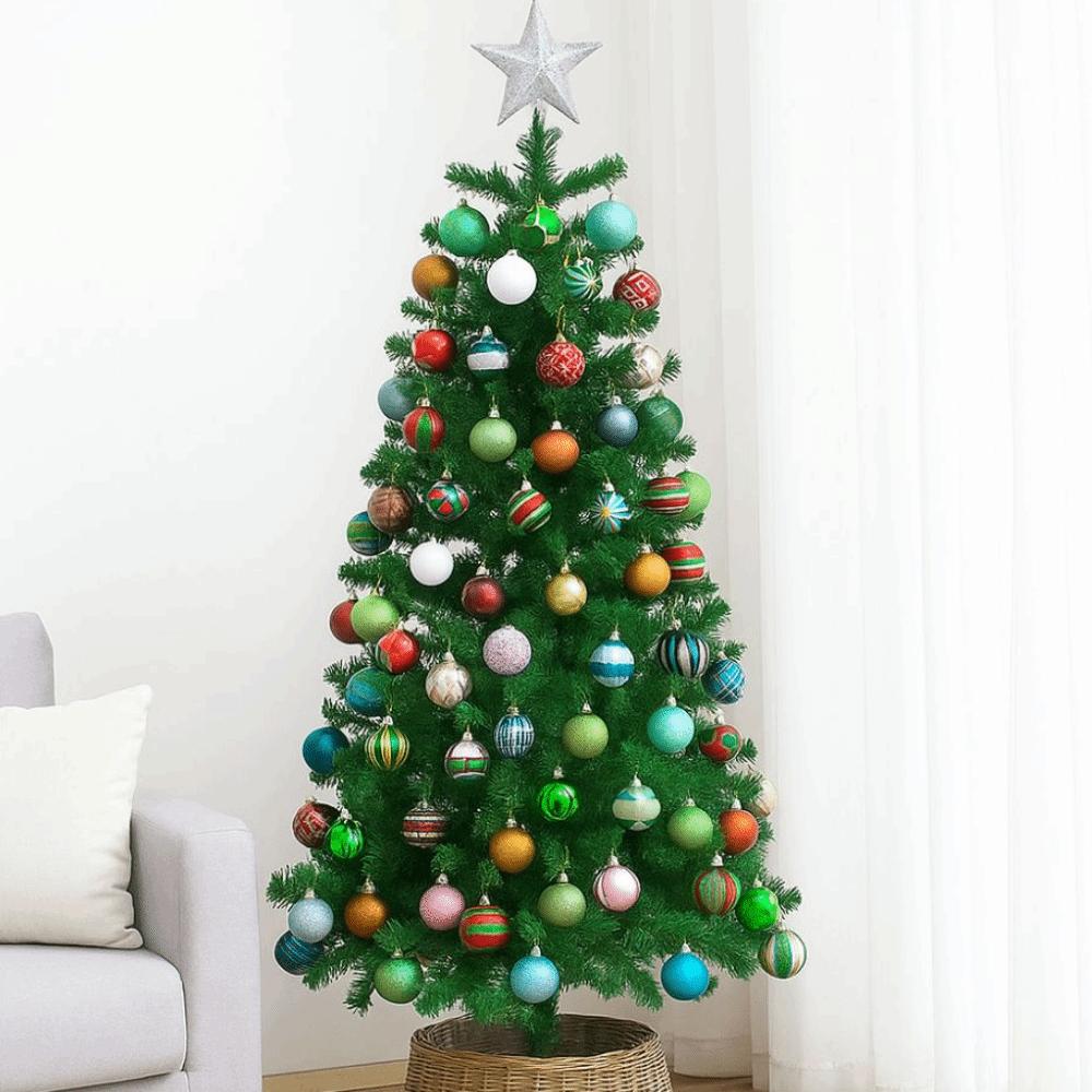 Electroplated Christmas Hanging Ball Shatterproof Xmas Tree Decoration  Photographic Props