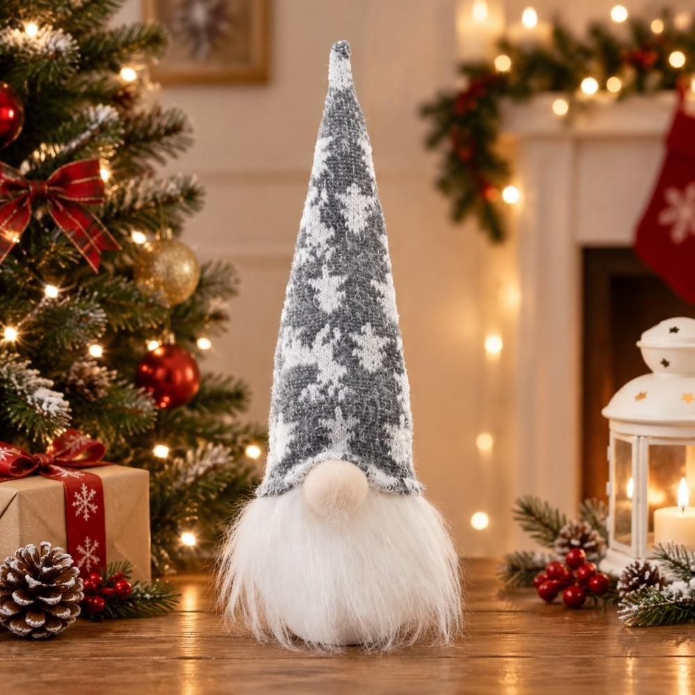 Cartoon Christmas Luminous Pendant Exquisite Christmas Gnomes Plush Doll Merry Christmas Decor