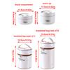 Leakproof Hot Food Bento Lunch Box Leakproof Stainless Steel Bento Lunch Set Insulated Container with Bag for Adult