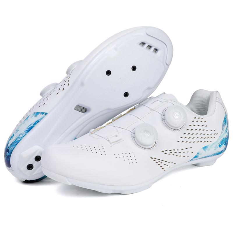 Professioanal Men Road Cycling Sneakers Bike Shoes SPD MTB Sole Flat Racing Speed Trail Mountain Bicycle Footwear Pedal Sports