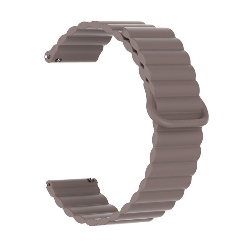 Huawei GT5 & Samsung Two-Tone Silicone Magnetic Loop Watch Strap (16mm/18mm)