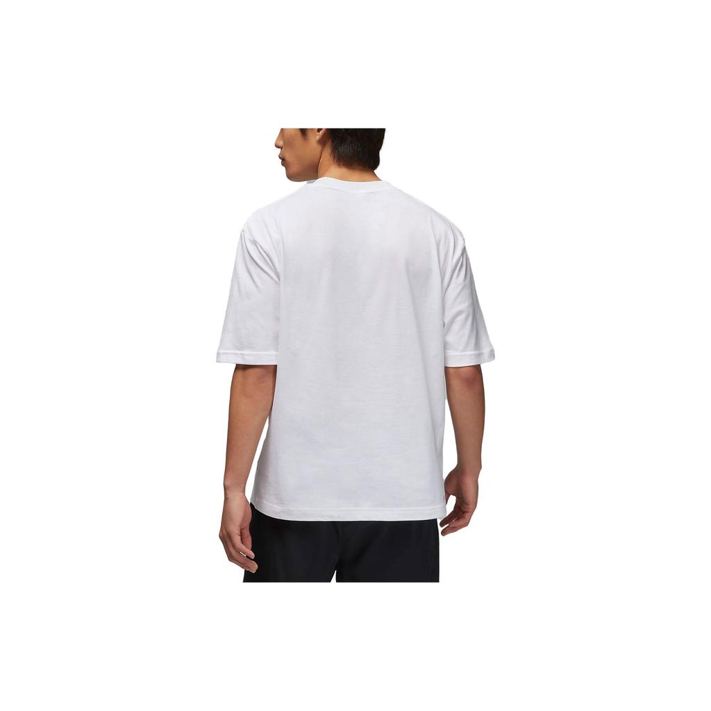 Jordan Maglietta da Uomo Sport 85 Stampa Logo Asciugatura Rapida Traspirante Comfort Girocollo Manica Corta Top Bianchi FB7446-100