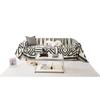 Boho Navajo Pattern Throw Blanket, Fleece Blanket Super Soft Cozy Lightweight Comfort Warm for Sofa Bed Couch Queen King Size