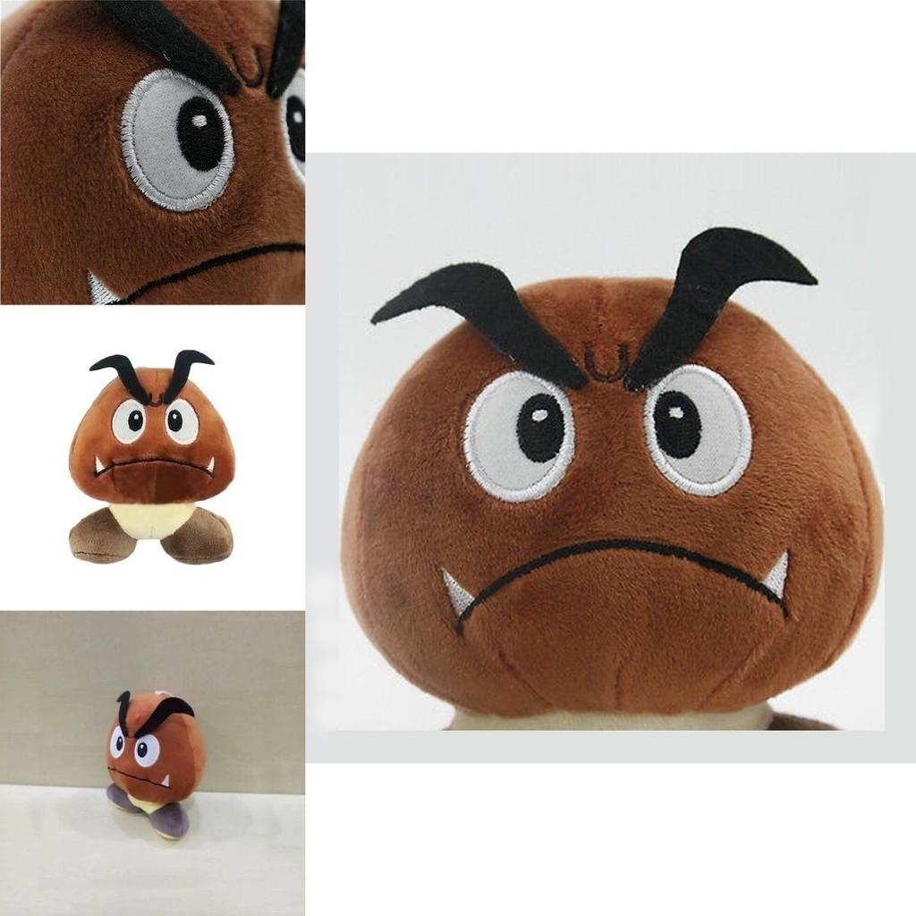 Soft And Huggable 6'' Super Mario Bros. Sad Goomba Plush Doll Toy For Comfort