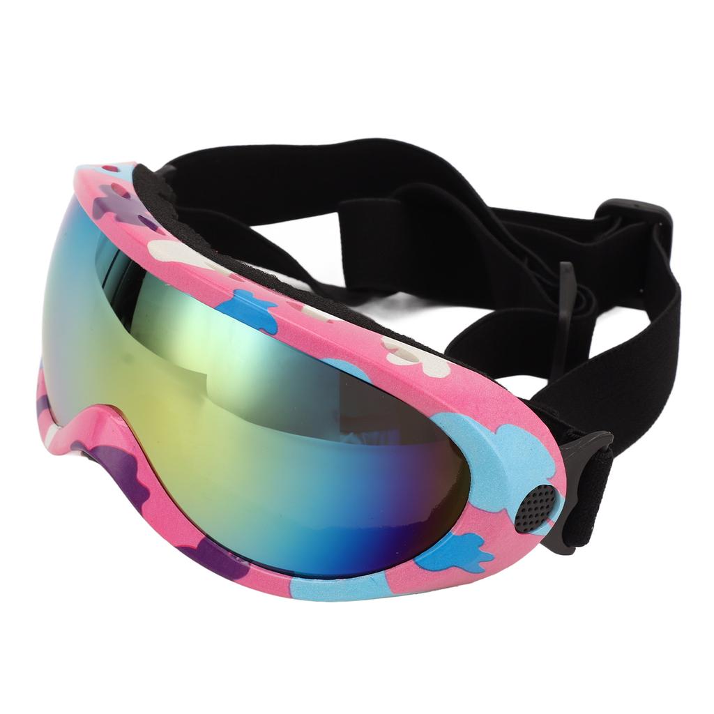 Dog Sunglasses Dog Goggles Pet Glasses UV Protection Winproof for Dogs Eyes Protection Red Lens Pink Blue Frame