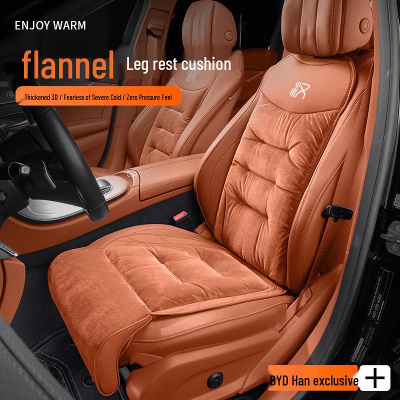 BYD Han L DM-i/EV Car Leg Support Flannel Warm Seat Cushion