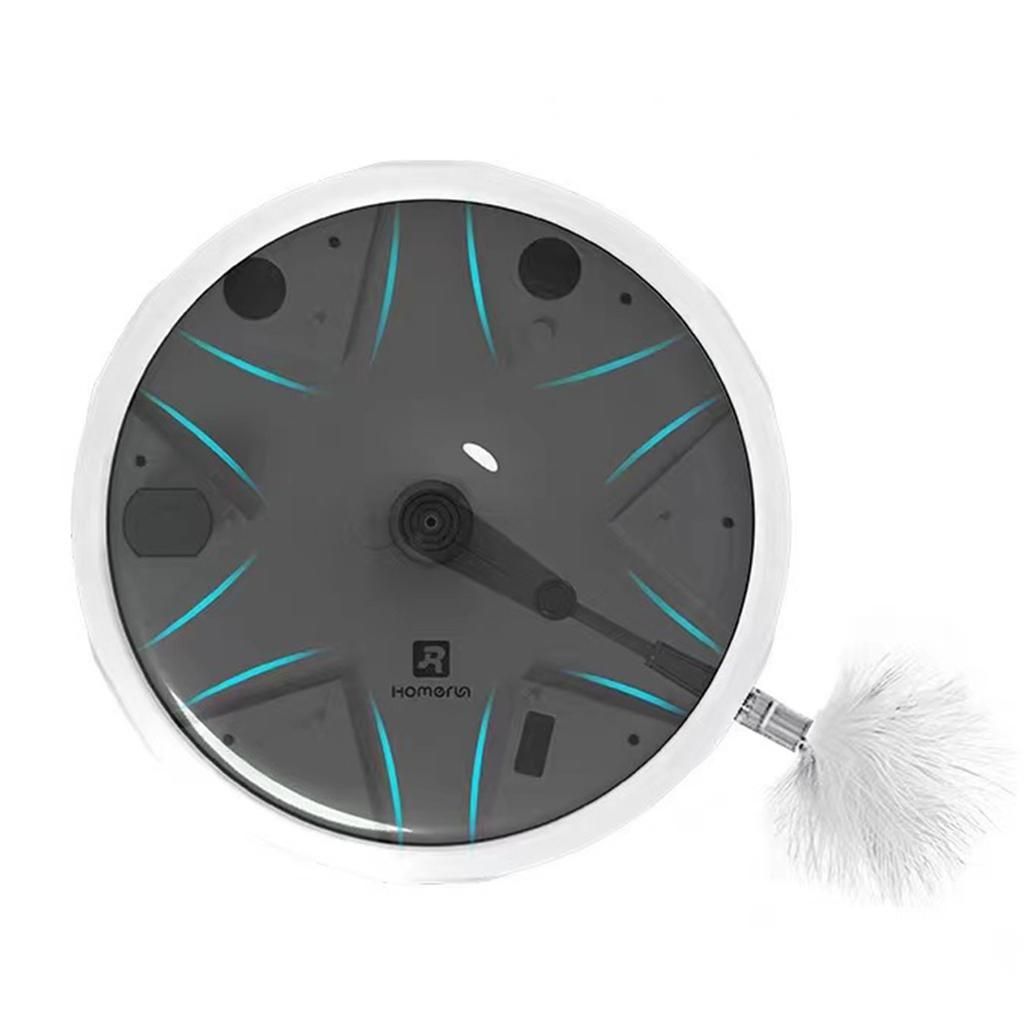 Cat Feather Turntable Interactive Smart Electric Cat Turntable Toy with Light and Sound for Cat