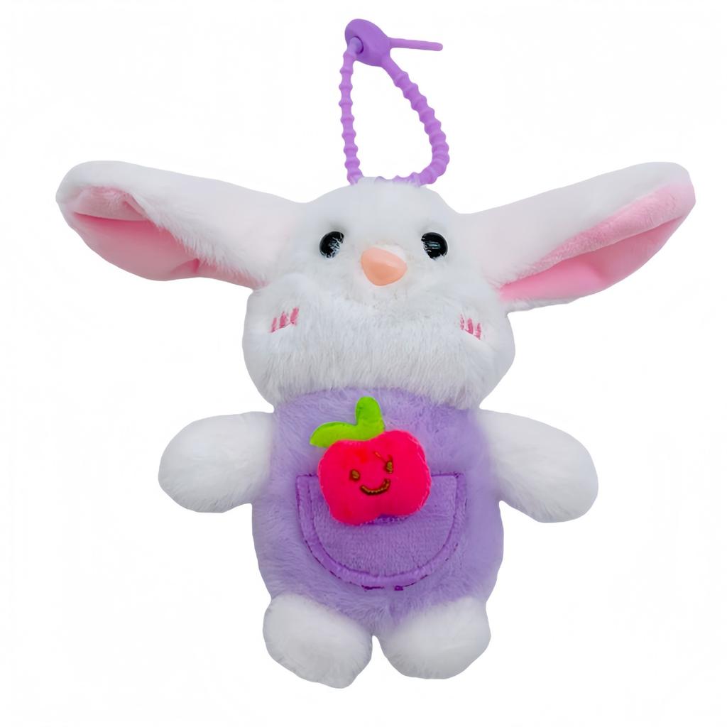 Cute Plush Bunny Keychain,Soft Bag Pendant, Kawaii Stuffed Charm For Backpacks, Car Keys, Gifts For Kids & Teens