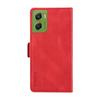 For Motorola Moto G06 4G Leather Case YIKATU YK-005 Skin-touch Feeling Wallet Phone Cover