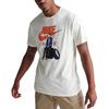 Nike T Shirts Men's White Crew Neck Moderate Straight Fit FD1332-110