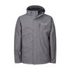 Waterproof Comfortable Stylish Long Sleeve Windbreaker Men Outerwear Gray WE2619-023