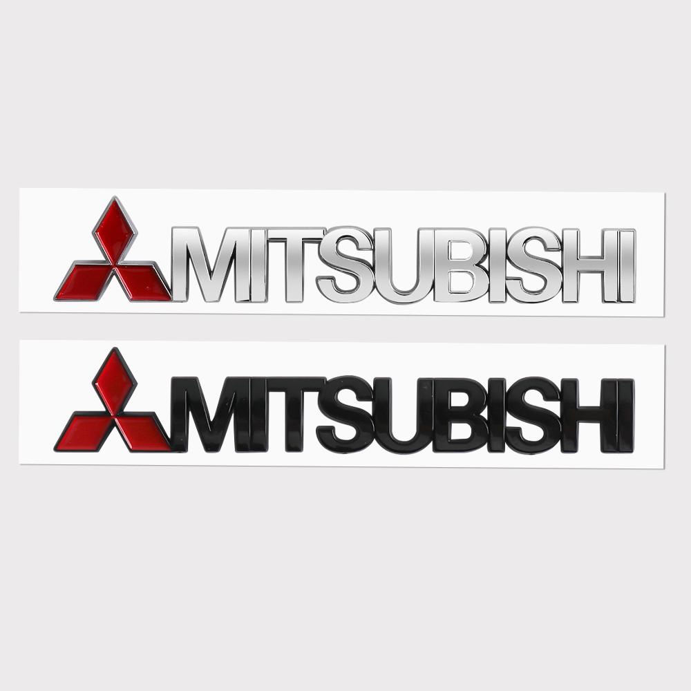 3D ABS Styling Car Badge Car Body Trunk Decoration Sticker for Mitsubishi Lancer 10 Xpander Pajero 4 Montero Triton