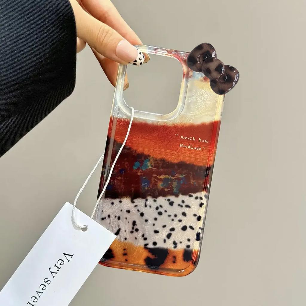 Ins Color Blocking Splicing Blocks Cartoon Simple Girl Phone Case For iPhone 17 Air 16 15 14 13 12 11 Pro XR Max 7 8 Plus Cover