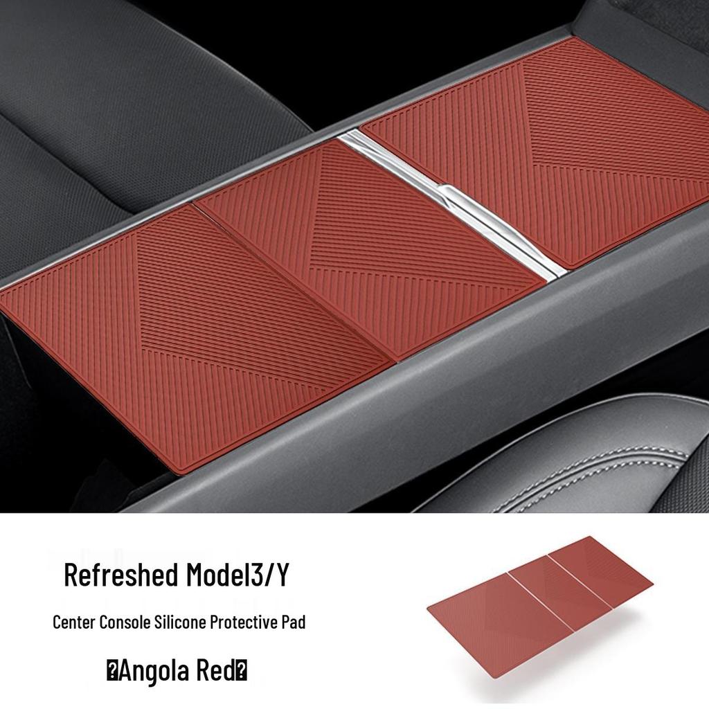 Tesla Model 3/Y Central Control Protective Silicone Pad & Interior Modification Accessory