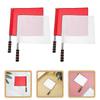 2026 Best!! Referee Flags Stainless Steel Signal Flag for Athletic Competition 4Pcs