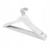 Wooden Clothes Hangers 5 Pcs WHITE