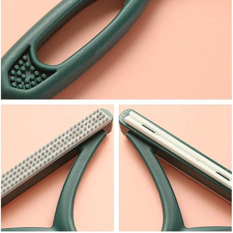Silicone Double Sided Pet Hair Remover Lint Remover Clean Tool Shaver Sweater Cleaner Fabric Shaver Scraper For Clothes Carpet