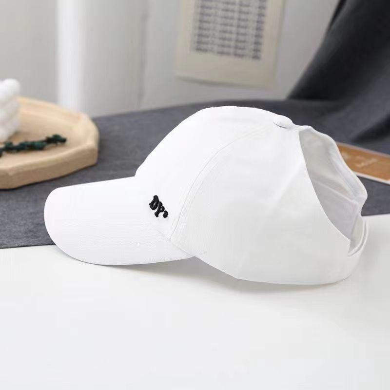 Baseball Cap Simple With Solid Color Design And Letter Decoration For Wear Daily