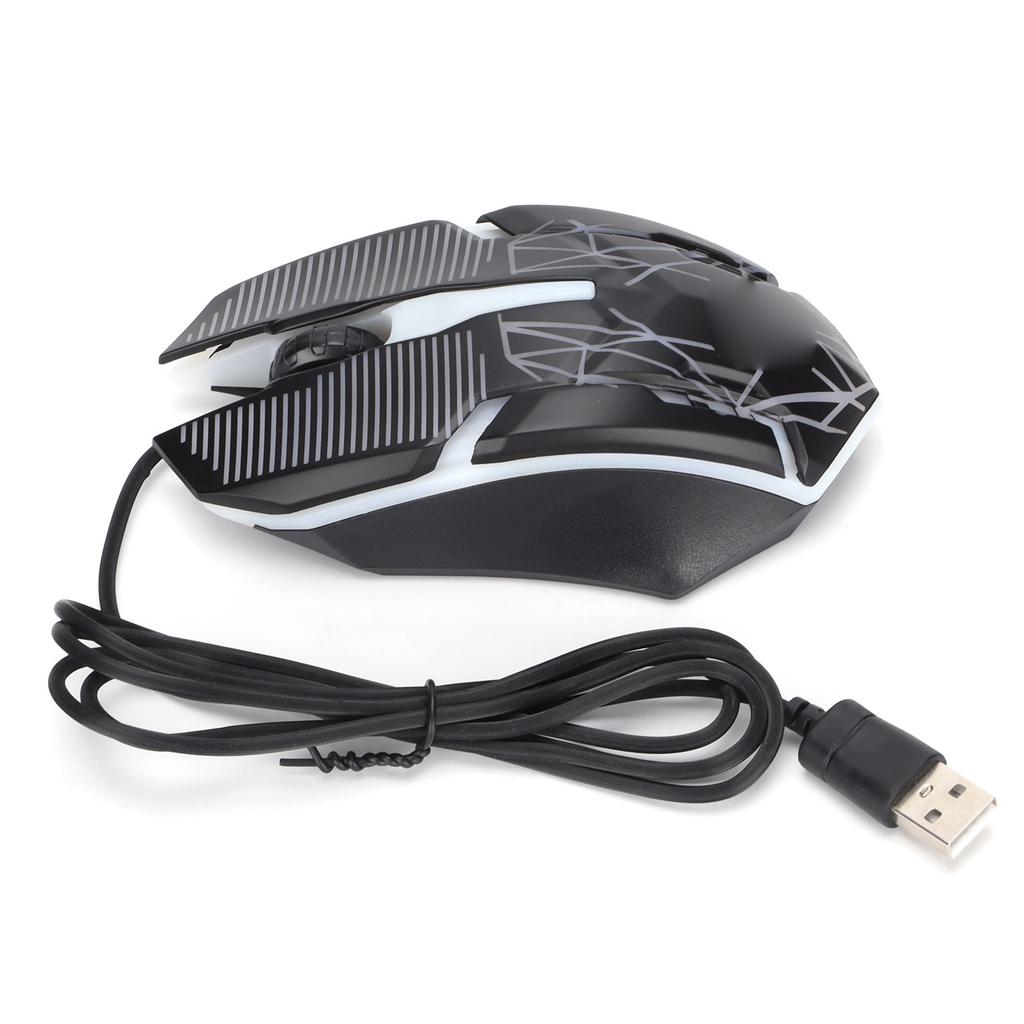 Wired Mouse USB Port Gaming   Business Luminous Optical Computer Accessories