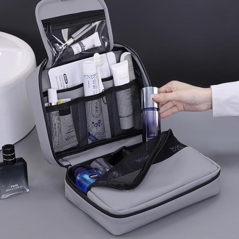 4042 Portable Men Travel Toiletry Bag Wet Dry Separation Hanging Waterproof Cosmetic Organizer