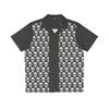 Camisa de Bowling Masculina Inspirada em Vintage Retrô Caveiras Góticas Estilo Anos 50/60 Camisa Havaiana Rockabilly Botão para Cima Moda Punk Tops