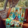 Capybara Spirit Animal Blanketcustomize Your Name Lightweight Comfortable And Stylish Blanket For Travel Bed Home Chair Office Sofa And Camping All