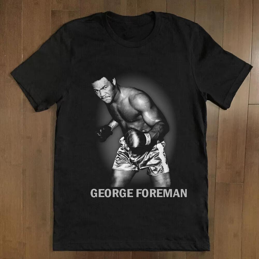 

Новая Популярная Боксерская Подарочная Футболка George Foreman Для Фанатов Черная S-4XL OM363 Унисекс XXL
