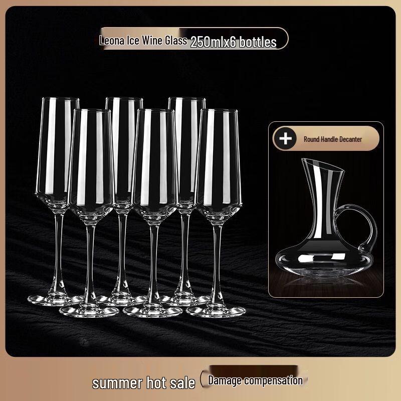 European Style Wine Glass & Decanter Set